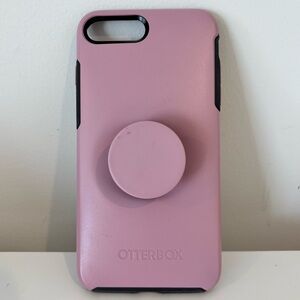 Otter + Pop Symmetry Series Case For iPhones 7+ & 8+ Pink Otterbox Mauvelous